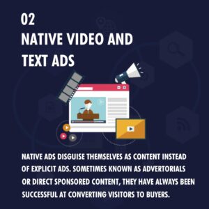native video and text ads